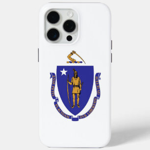 Apple iPhone 15 Pro Max Fall, Massachusetts Flag Case-Mate iPhone Hülle