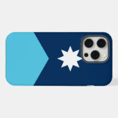 Apple iPhone 15 Pro Max Fall, Minnesota Flag Hülle (Rückseite (Horizontal))
