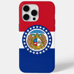 Apple iPhone 15 Pro Max Fall, Missouri Flag Case-Mate iPhone Hülle