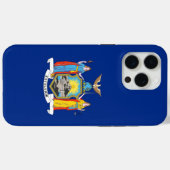 Apple iPhone 15 Pro Max Fall, New Yorker Staatsfla Case-Mate iPhone Hülle (Rückseite (Horizontal))
