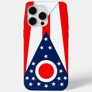 Apple iPhone 15 Pro Max Fall, Ohio State Flag Case-Mate iPhone Hülle