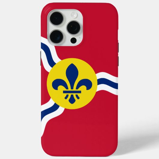 Apple iPhone 15 Pro Max Fall, St. Louis Flag Case-Mate iPhone Hülle (Rückseite)