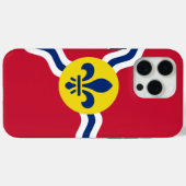 Apple iPhone 15 Pro Max Fall, St. Louis Flag Case-Mate iPhone Hülle (Rückseite (Horizontal))
