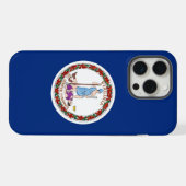 Apple iPhone 15 Pro Max, Flagge des Bundesstaates Hülle (Rückseite (Horizontal))