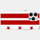 Apple iPhone 15 Pro Max, Flagge von Washington DC Case-Mate iPhone Hülle (Rückseite (Horizontal))