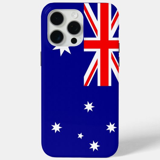 Apple iPhone 15 Pro Max Hülle, australische Flagge Case-Mate iPhone Hülle (Rückseite)