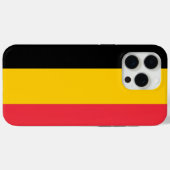 Apple iPhone 15 Pro Max Hülle, belgische Flagge Case-Mate iPhone Hülle (Rückseite (Horizontal))