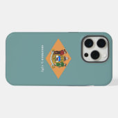 Apple iPhone 15 Pro Max Hülle, Delaware-Flagge Hülle (Rückseite (Horizontal))