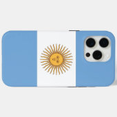 Apple iPhone 15 Pro Max Hülle, Flagge Argentiniens Case-Mate iPhone Hülle (Rückseite (Horizontal))