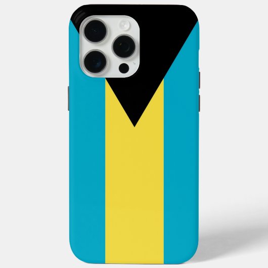 Apple iPhone 15 Pro Max Hülle, Flagge der Bahamas Case-Mate iPhone Hülle (Rückseite)