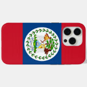 Apple iPhone 15 Pro Max Hülle, Flagge von Belize Case-Mate iPhone Hülle (Rückseite (Horizontal))