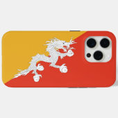 Apple iPhone 15 Pro Max Hülle, Flagge von Bhutan Case-Mate iPhone Hülle (Rückseite (Horizontal))