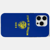 Apple iPhone 15 Pro Max Hülle, Oregon Flagge Case-Mate iPhone Hülle (Rückseite (Horizontal))