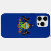 Apple iPhone 15 Pro Max Hülle, Pennsylvania-Flagge Case-Mate iPhone Hülle (Rückseite (Horizontal))