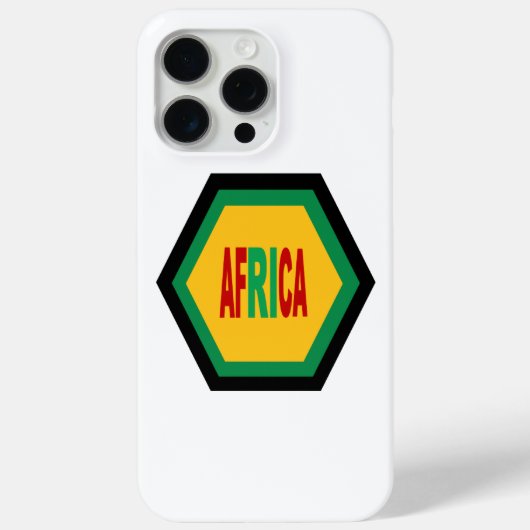 Apple iPhone 15 Pro Max Hülle SPORT  AFRIKA  (Rückseite)