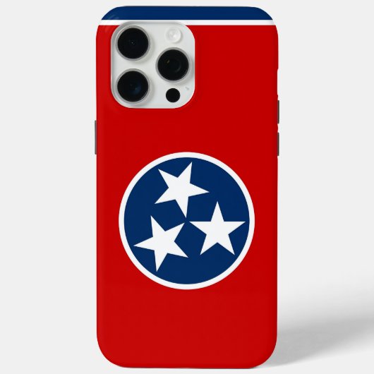 Apple iPhone 15 Pro Max Hülle, Tennessee-Flagge Case-Mate iPhone Hülle (Rückseite)