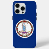 Apple iPhone 15 Pro Max, Virginia State flag Case-Mate iPhone Hülle (Rückseite)