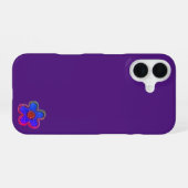 Apple iPhone 16 Blumen-Design Hülle (Rückseite (Horizontal))