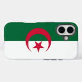 Apple iPhone 16 Case-Mate mit algerischer Flagge Hülle (Rückseite (Horizontal))