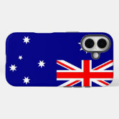 Apple iPhone 16 Case-Mate mit australischer Flagge Hülle (Rückseite (Horizontal))