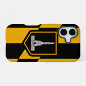 Apple iPhone 16 Case-Mate mit Baltimore-Flagge Hülle (Rückseite (Horizontal))