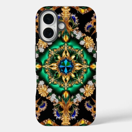 Apple iPhone 16 Case-Mate mit brasilianischen Farb Hülle (Rückseite)