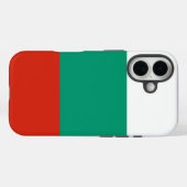 Apple iPhone 16 Case-Mate mit bulgarischer Flagge Hülle (Rückseite (Horizontal))