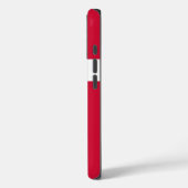 Apple iPhone 16 Case-Mate mit dänischer Flagge Hülle (Rückseite / Links)