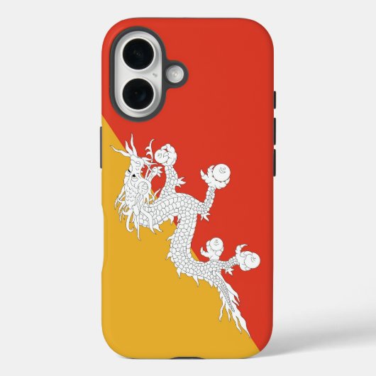 Apple iPhone 16 Case-Mate mit der Flagge Bhutans Hülle (Rückseite)