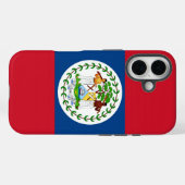 Apple iPhone 16 Case-Mate mit der Flagge von Beliz Hülle (Rückseite (Horizontal))