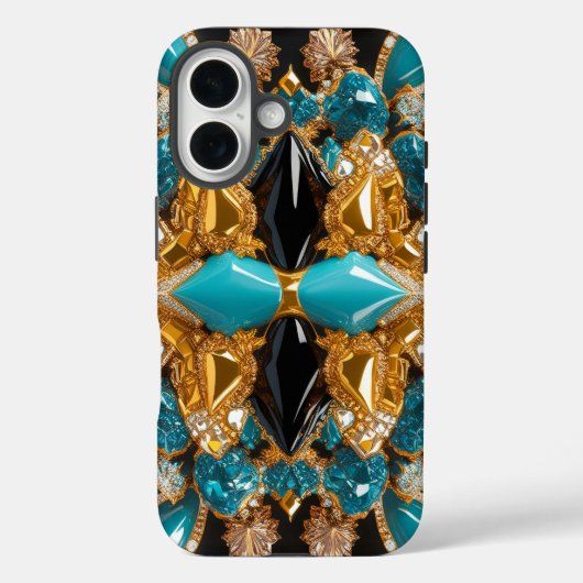 Apple iPhone 16 Case-Mate mit Farben der Bahamas Hülle (Rückseite)