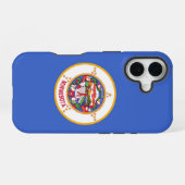 Apple iPhone 16 Case-Mate mit Flagge von Minnesota Hülle (Rückseite (Horizontal))