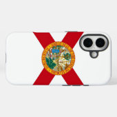 Apple iPhone 16 Case-Mate mit Florida-Flagge Hülle (Rückseite (Horizontal))
