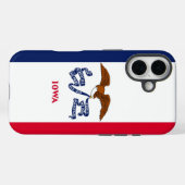 Apple iPhone 16 Case-Mate mit Iowa-Flagge Hülle (Rückseite (Horizontal))