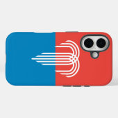 Apple iPhone 16 Case-Mate mit Kansas City-Flagge Hülle (Rückseite (Horizontal))