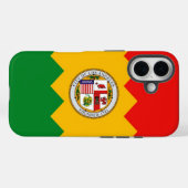 Apple iPhone 16 Case-Mate mit Los Angeles Flag Hülle (Rückseite (Horizontal))