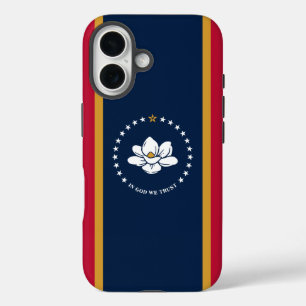 Apple iPhone 16 Case-Mate mit Mississippi-Flagge Hülle