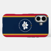 Apple iPhone 16 Case-Mate mit Mississippi-Flagge Hülle (Rückseite (Horizontal))