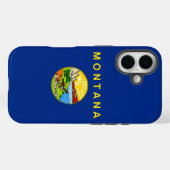 Apple iPhone 16 Case-Mate mit Montana-Flagge Hülle (Rückseite (Horizontal))