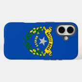 Apple iPhone 16 Case-Mate mit Nevada-Flagge Hülle (Rückseite (Horizontal))