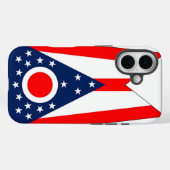 Apple iPhone 16 Case-Mate mit Ohio-Flagge Hülle (Rückseite (Horizontal))