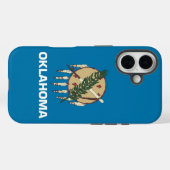 Apple iPhone 16 Case-Mate mit Oklahoma-Flagge Hülle (Rückseite (Horizontal))
