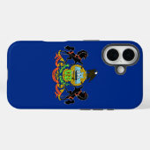 Apple iPhone 16 Case-Mate mit Pennsylvania-Flagge Hülle (Rückseite (Horizontal))