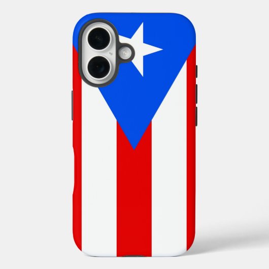 Apple iPhone 16 Case-Mate mit puerto-ricanischer F Hülle (Rückseite)