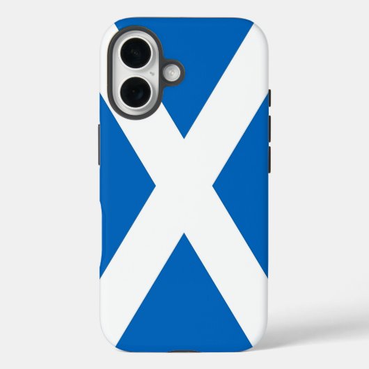 Apple iPhone 16 Case-Mate mit schottischer Flagge Hülle (Rückseite)