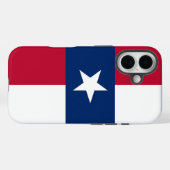 Apple iPhone 16 Case-Mate mit Texas-Flagge Hülle (Rückseite (Horizontal))