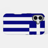 Apple iPhone 16 Case-Mate with Greece flag Hülle (Rückseite (Horizontal))