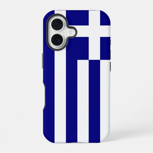 Apple iPhone 16 Case-Mate with Greece flag Hülle (Rückseite)