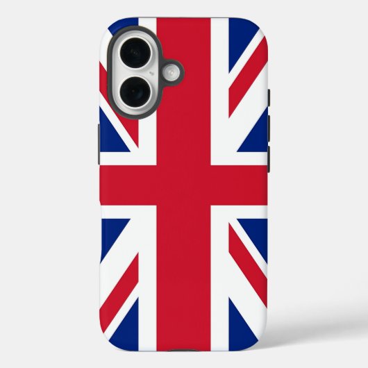 Apple iPhone 16 Case-Mate with United Kingdom flag Hülle (Rückseite)