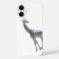 Apple iPhone 16 Crystal Giraffe Art Design Hülle